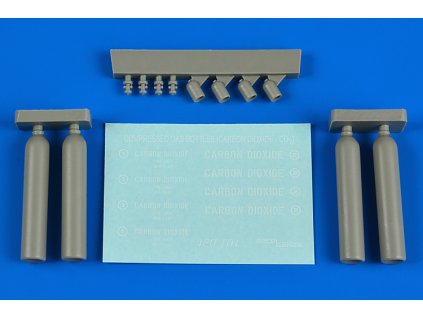 20795 1 48 compressed gas bottles carbon dioxide