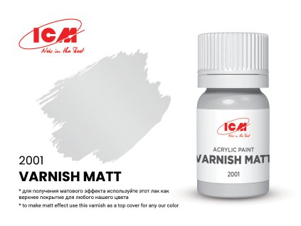 ICM Varnish Matt - bottle, 12 ml