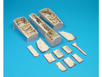 1/48 F/A-18A/B/C/D Hornet wheel bays - HASEGAWA