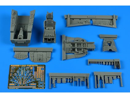 1/32 F-104C Starfighter cockpit set for ITALERI kit
