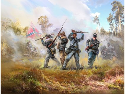 22328 1 35 american civil war confederate infantry set 2