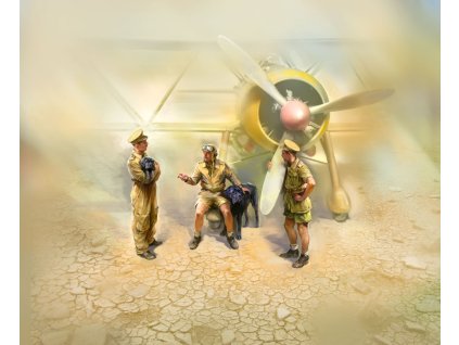 22706 1 32 italian pilots in tropical uniform 1939 1943