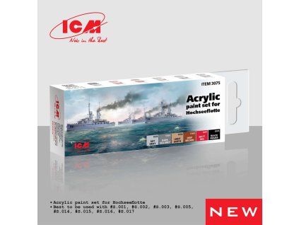 22754 acrylic paint set for hochseeflote