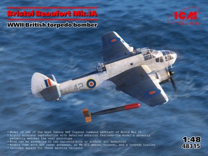 23120 1 48 bristol beaufort mk ia wwii british torpedo bomber