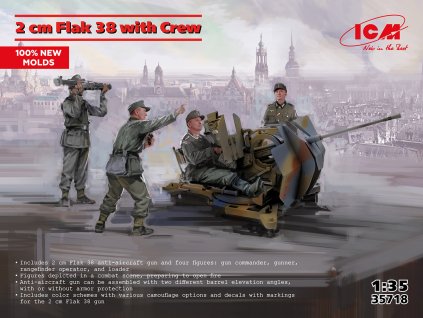 1/35 Flak 38 with Crew