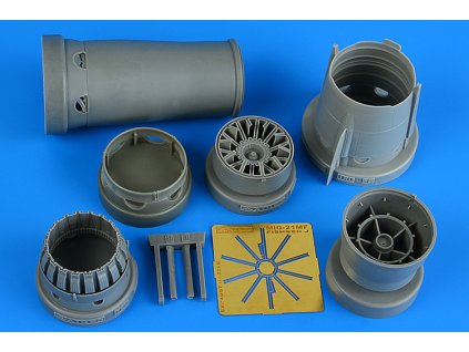 1/32 MiG-21MF fighter bomber fishbed J exhaust nozzle - op. for TRUMPETER kit