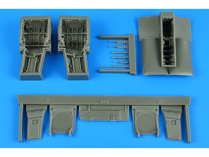 1/48 Eurofighter Typhoon wheel bay for REVELL kit