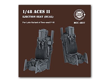 1/48 ACES II Ejection Seats for F-16 Two-seat Variant Late (2pcs)