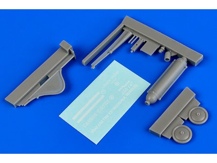 1/48 USAF Flightline 50 lb. CO2 extinguisher - wheeled