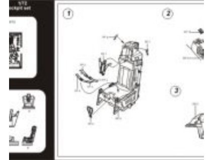 1/72 F-16C Fighting Falcon cockpit set