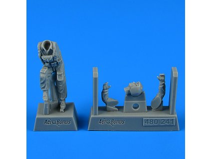 1/48 Modern Russian Fighter Pilor for Su-57 for ZVEZDA kit