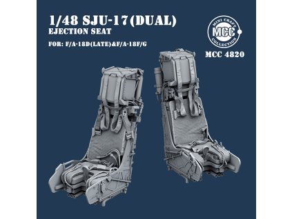 1/48 SJU-17 NACES Ejection Seats for F/A-18F/G & F/A-18D Late (2pcs)