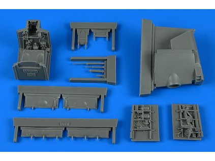 1/48 Harrier AV-8A wheel bay - KINETIC