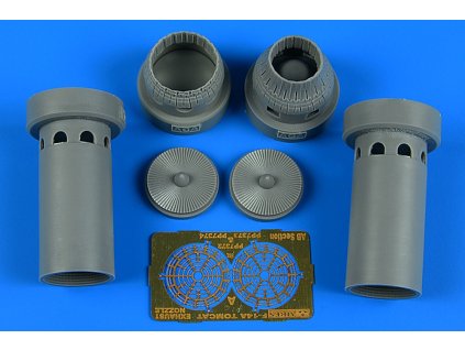 1/72 F-14A Tomcat exhaust nozzles - varied position - ACADEMY