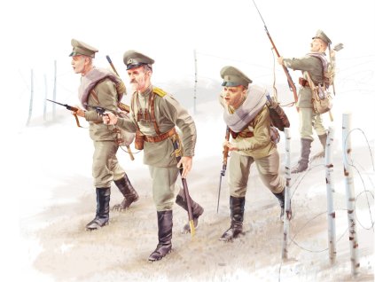1/35 WWI Russian Infantry (4 figures)