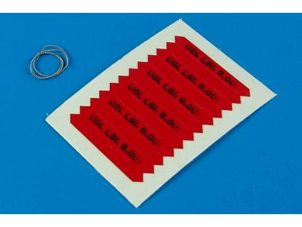 1/32 Remove before flight flags - IDF - black lett