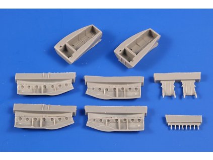 1/72 Beaufighter TF Mk.X Main Undercarriage Bays Correction