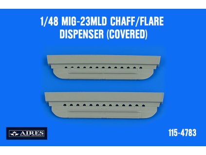 1/48 MiG-23MLD chaff/flare dispenser (covered) for TRUMPETER kit