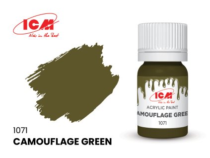 27002 icm camouflage green bottle 12 ml