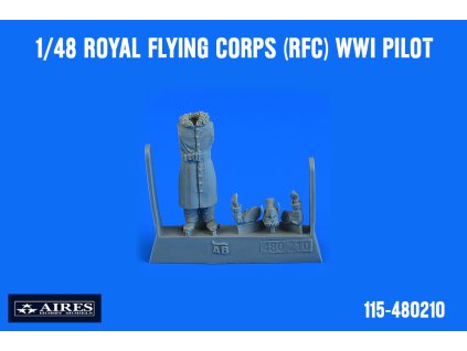 1/48 Royal Flying Corps (RFC) WWI Pilot for TRUMPETER kit