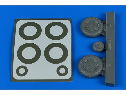 1/32 Bf 108 wheels & paint masks - early for EDUARD kit
