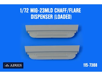 1/72 MiG-23MLD chaff/flare dispenser (loaded)