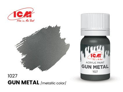 28343 icm gun metal bottle 12 ml