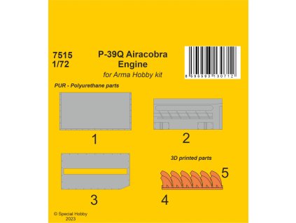 28400 1 72 p 39q airacobra engine