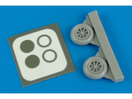 1/72 P-40M/N wheels & paint masks - ACADEMY