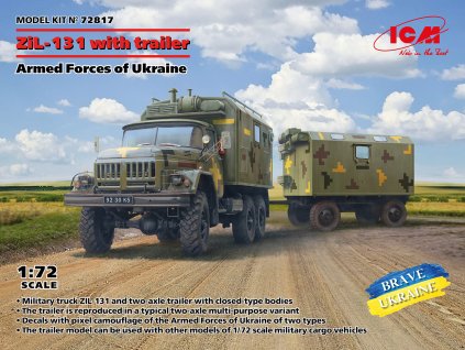 1/72 ZiL-131, Truck with trailer Armed Forces of Ukraine