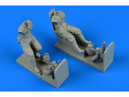 1/32 Soviet WWII Pilot and Gunner for Il-2m3 Sturmovik wit seat