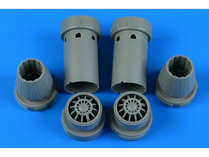 1/48 F/A-18E/F Super Hornet exhaust nozles - opened - MENG