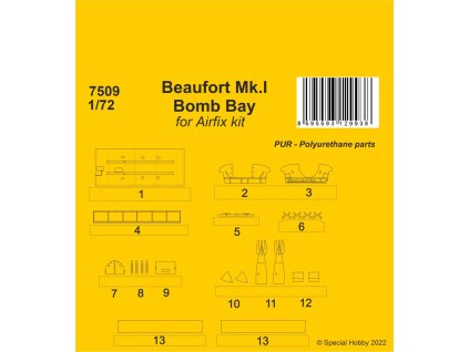 1/72 Beaufort Mk.I Bomb Bay / Airfix kit