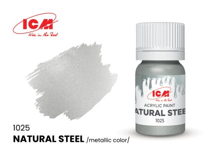 30839 icm natural steel bottle 12 ml