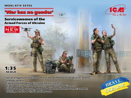 1/35 War has no gender'. Female servicemen of the Armed Forces of Ukraine
