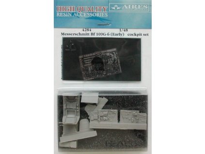 1/48 Bf 109G-6 cockpit set - (early version) - HASEGAWA