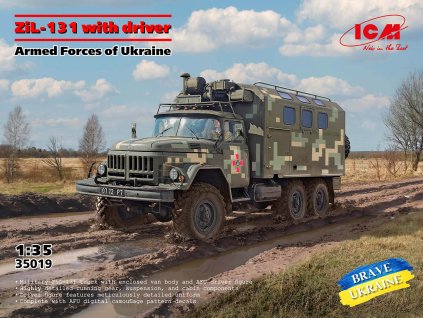 31559 1 35 zil 131 of the armed forces of ukraine with driver