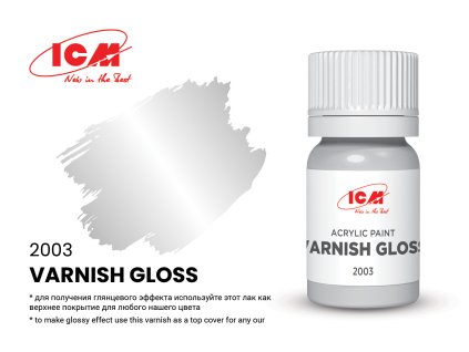 31910 icm varnish gloss bottle 12 ml