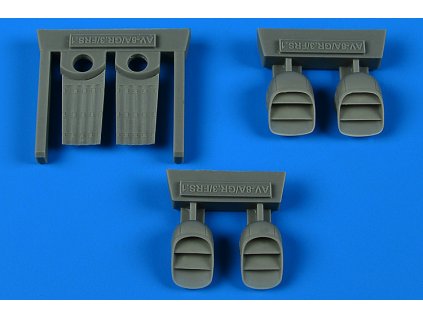 1/72 Harrier AV-8A/GR.1/GR.3/FRS.1 exhaust nozzles for ESCI/ITALERI kit