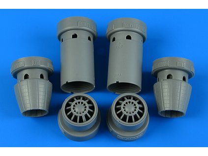 1/48 F/A-18E/F Super Hornet exhaust nozzles - opened - HOBBY BOSS