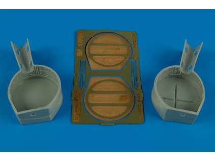 1/32 Bf 109F wheel bays - HASEGAWA