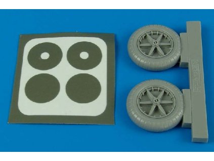 1/32 Bf 109E wheels & paint masks - EDUARD