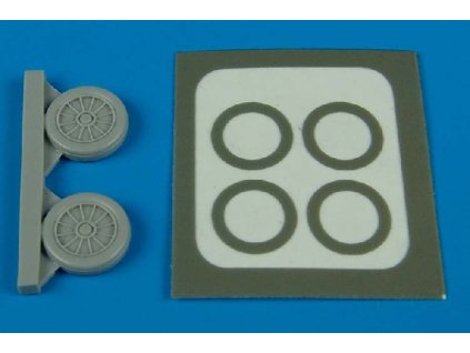 1/72 A-4 Skyhawk wheels & paint masks - (early ver