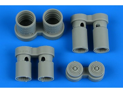1/48 F5/F Tiger II exhaust nozzles for AFV CLUB/EDUARD kit