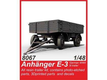 1/48 Anhänger E-3 ‘German WWII Trailer’