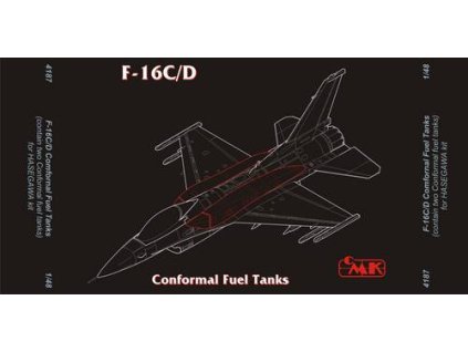 1/48 F-16C Fast Pack – armament set for HAS