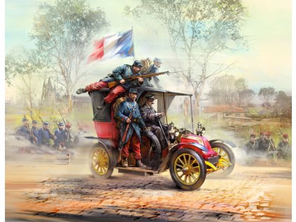 33362 1 35 battle of the marne 1914 taxi car with french infantry