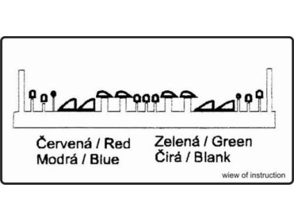 1/48 Navigation light - clear, red, blue, green