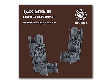 1/48 ACES II Ejection Seats for F-16 Two-seat Variant Early (2pcs)