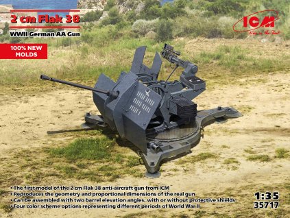 1/35 Flak 38, WWII German AA Gun